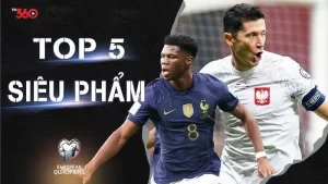 top 5 bàn thắng đẹp nhất Premier League